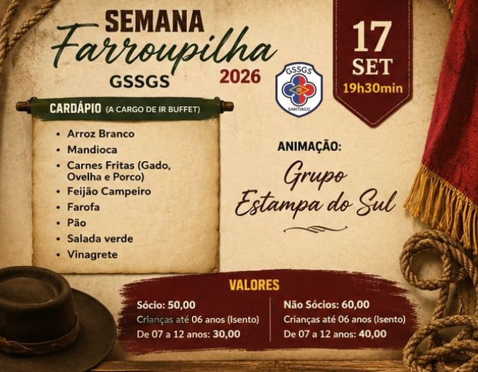 Semana Farroupilha 15 set 19h30min
